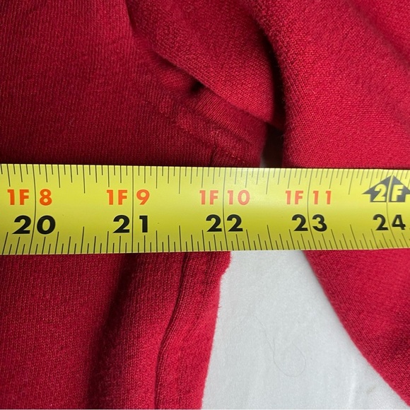 Nautica Sweater Red & Blue 1/4 Zip Pullover Sailing Jacket Preppy Sweater XL - Picture 9 of 10